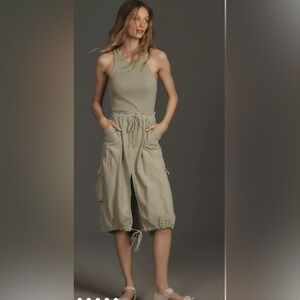 Anthropologie daily practice Olive Green dress